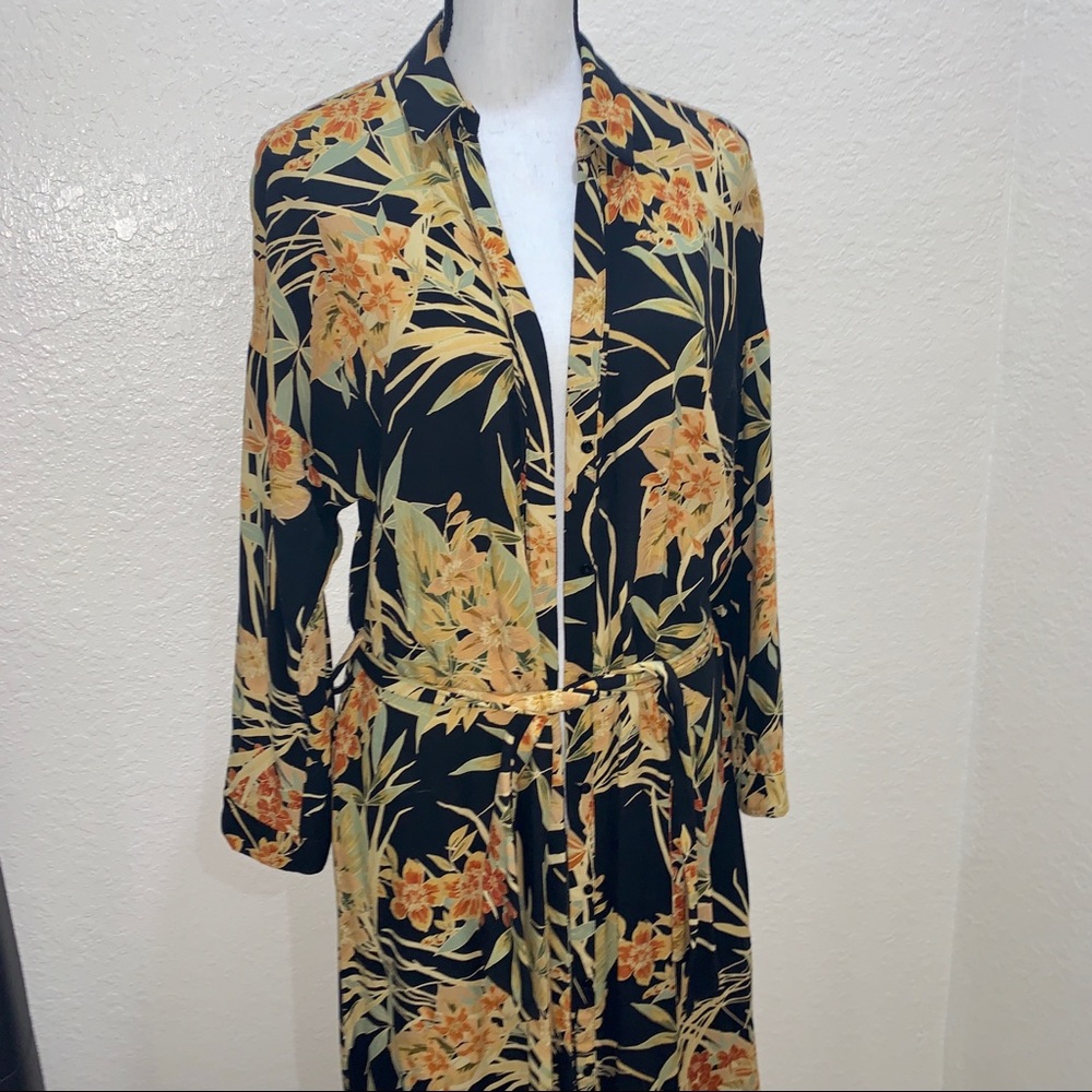 Zara button down dress